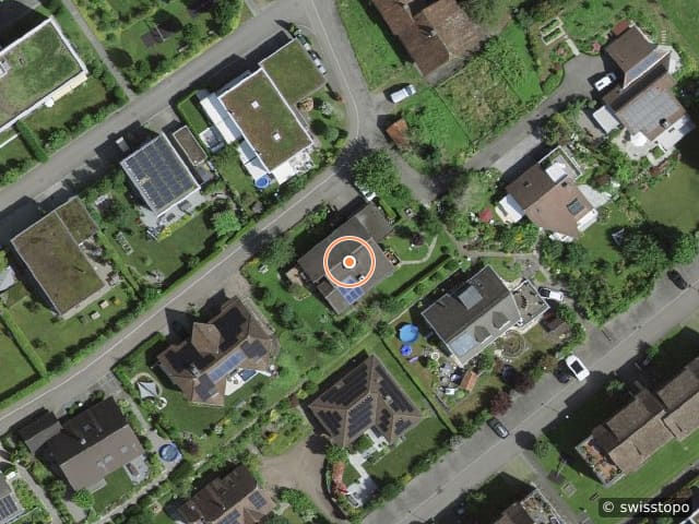 Luftbild der Lage – Listrighöhe 25, 6020 Emmenbrücke
