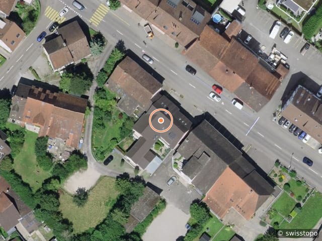 Luftbild Hauptstrasse 92, Frick