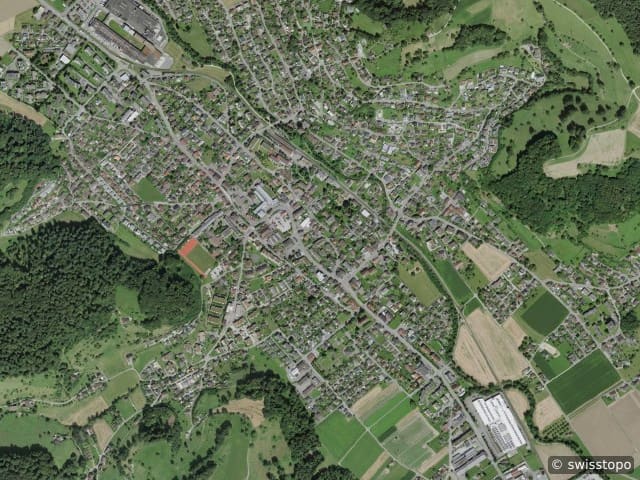 Luftbild Gränichen