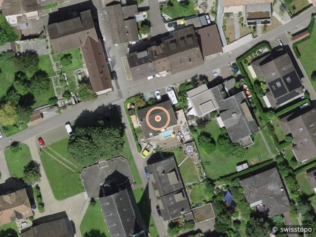Luftbild Heidemurweg 40, Riehen