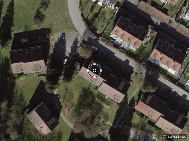 Luftbild der Lage – Joselrainstrasse 10, 8427 Rorbas