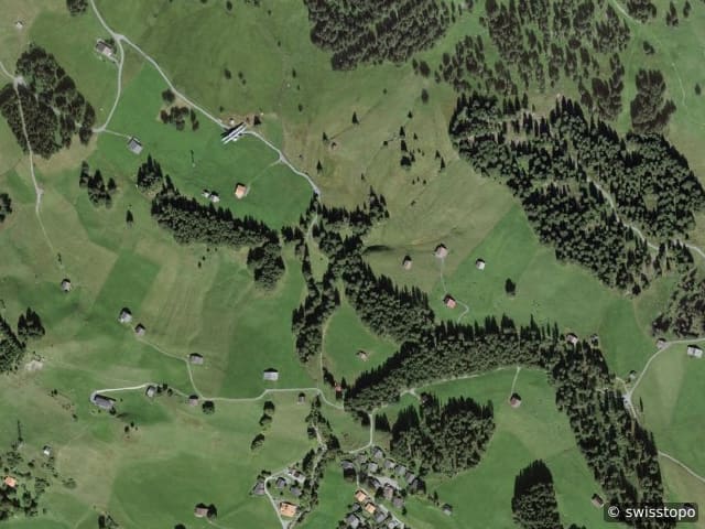 Luftbild: das Gebiet