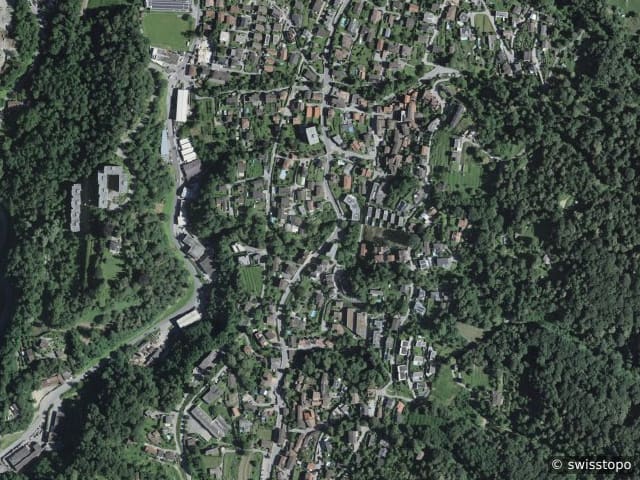 Luftbild: das Gebiet