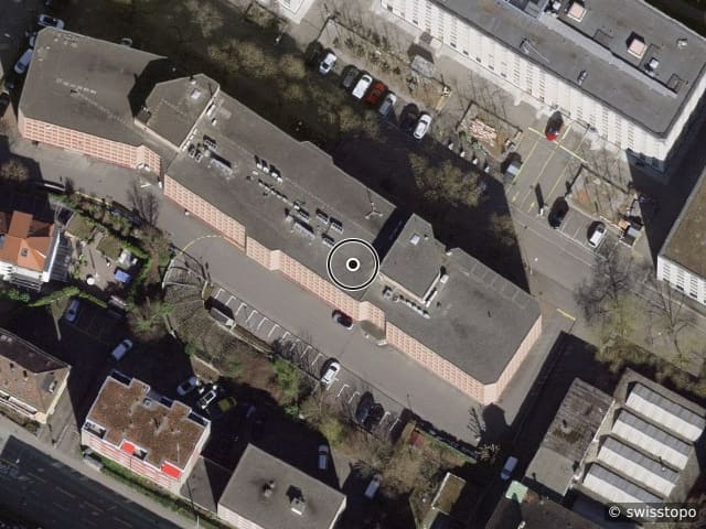 Luftbild Albulastrasse 55, Zürich