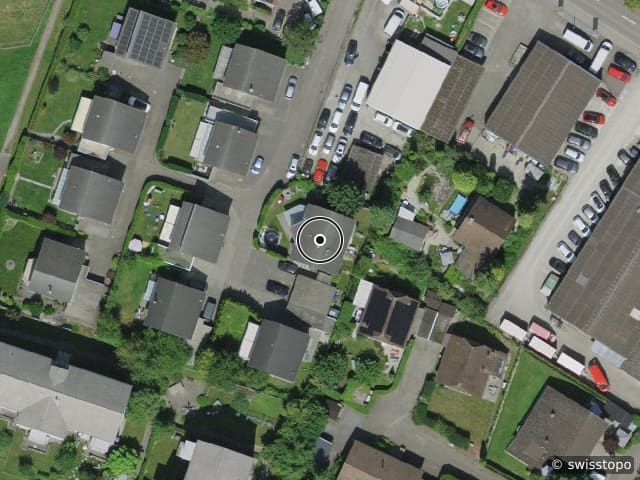 Luftbild der Lage – Kreuzlingerstrasse 43a, 8580 Amriswil