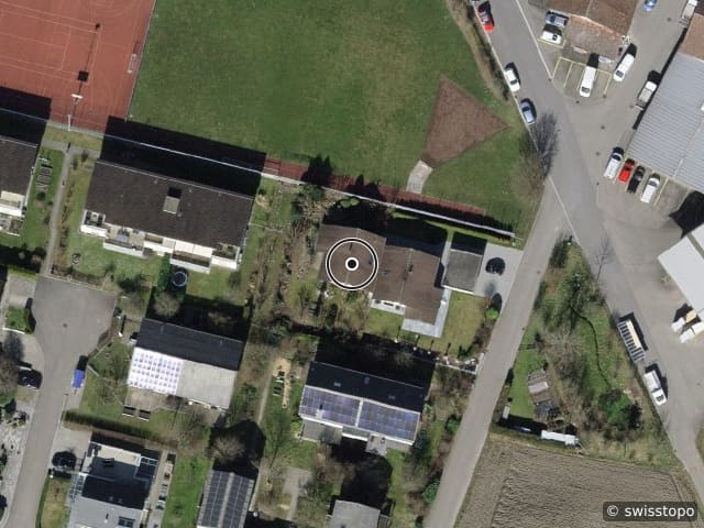 Luftbild Sürchstrasse 21B, Benken