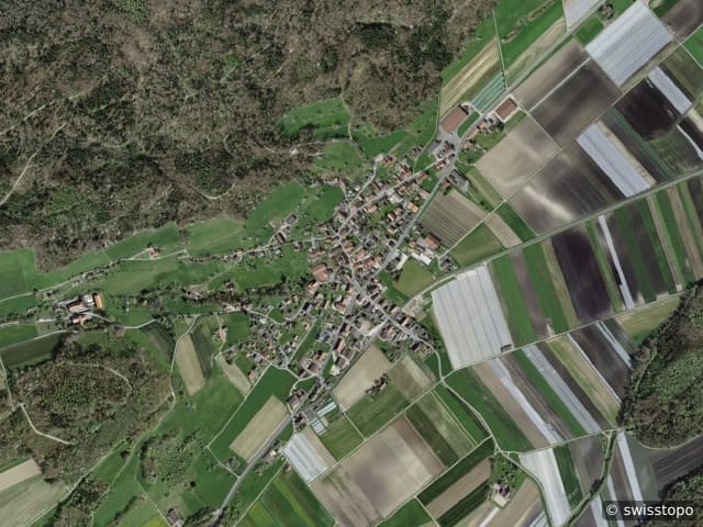 Luftbild: das Gebiet