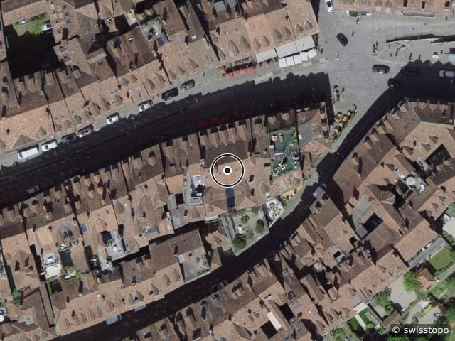 Luftbild der Lage – Gerechtigkeitsgasse 7, 3011 Bern