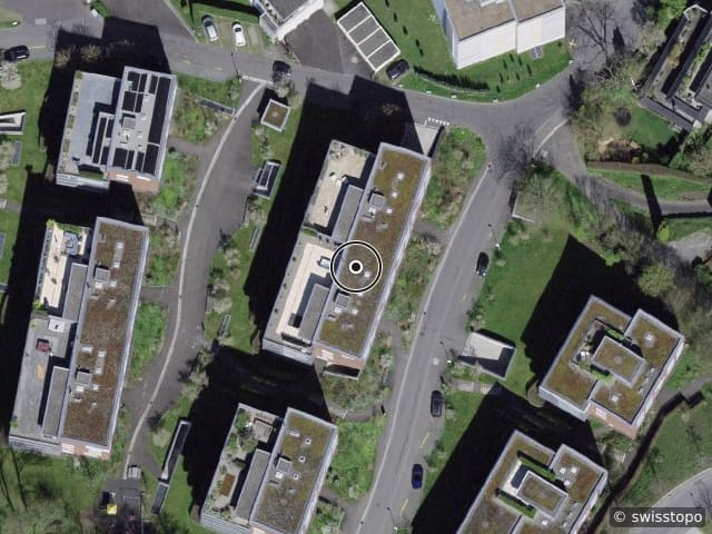 Vista aerea della posizione – Weinberghöhe 19, 6300 Zug