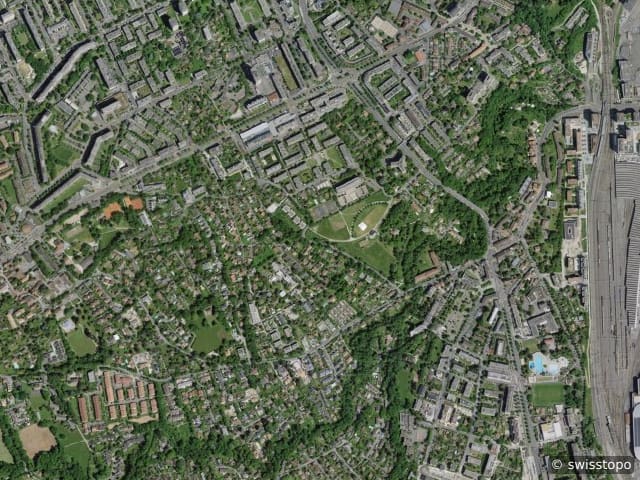 Luftbild Lancy