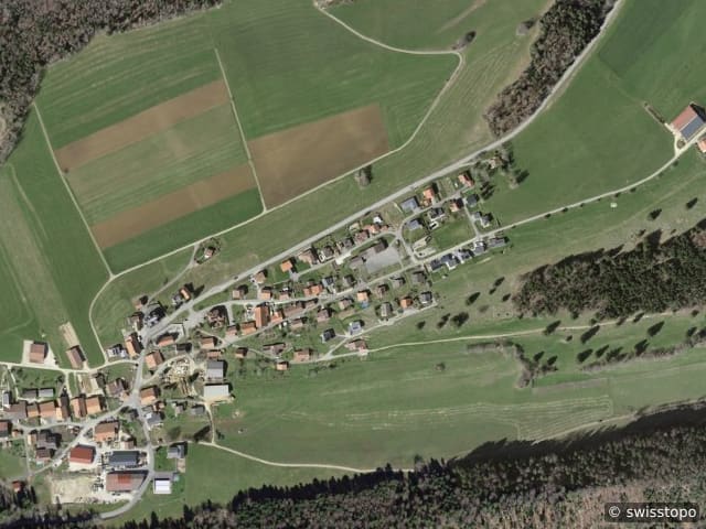 Luftbild Saulcy
