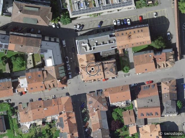 Luftbild Rue Louis-Chollet 7, Freiburg