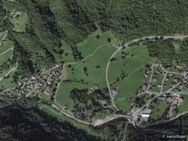Luftbild Campo Blenio, Blenio, Lago Maggiore