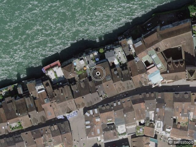 Vista aerea della posizione – Marktgasse 30, 4310 Rheinfelden