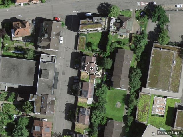 Luftbild Gartenstrasse 22, Birsfelden