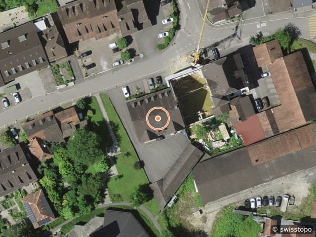 Luftbild Dorfstrasse 1, Zwingen