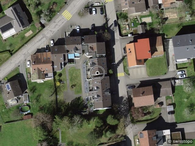 Luftbild Rue du Vieux Moulin 20, Bassecourt