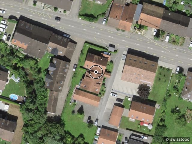 Luftbild Hauptstrasse 373, Hornussen