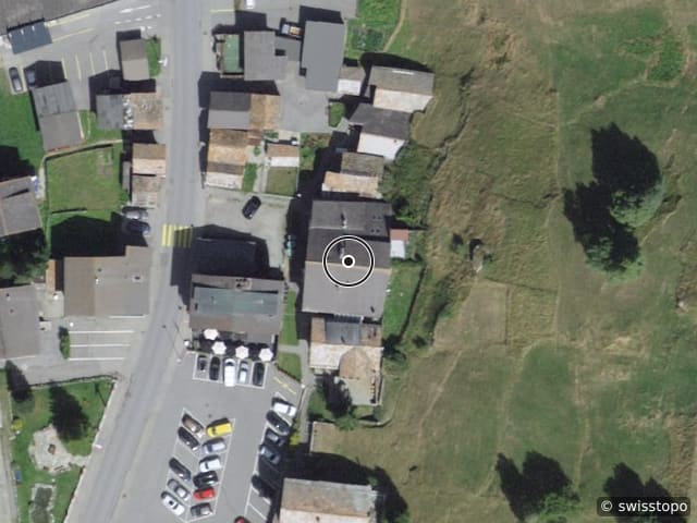 Luftbild Saastalstrasse 361, Saas-Grund