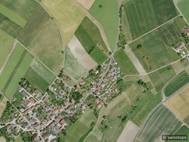 Luftbild Champvent