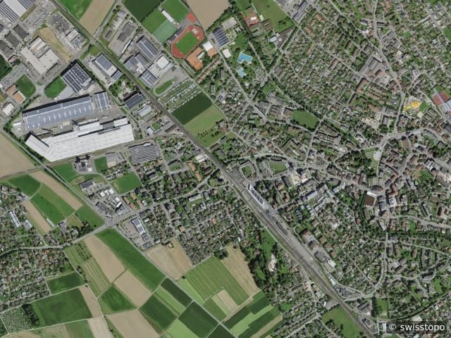 Luftbild Wohlen