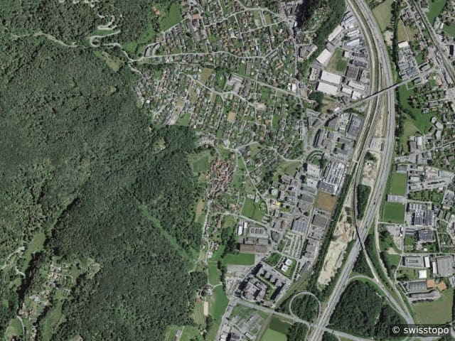 Luftbild Manno