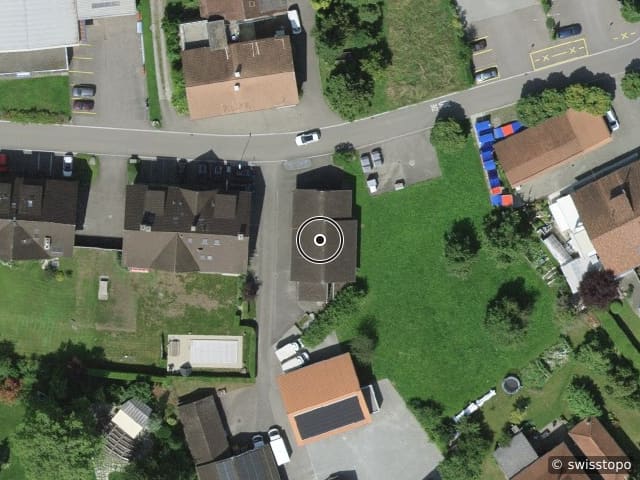 Vista aerea della posizione – Käsereistrasse 5, 8582 Dozwil