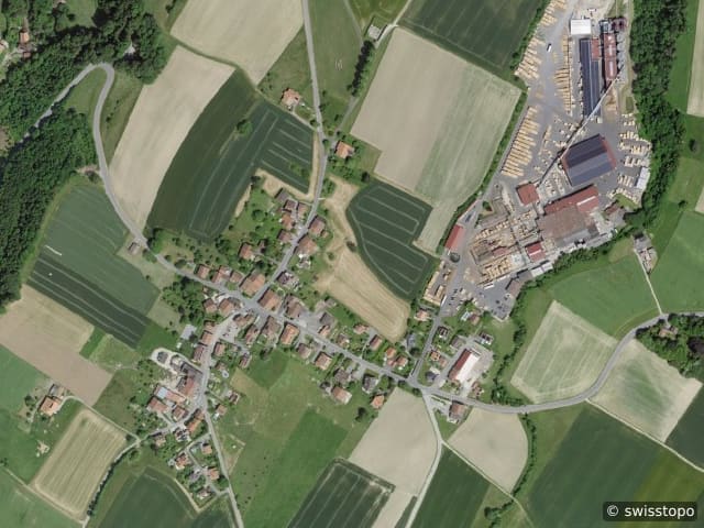 Luftbild Rueyres