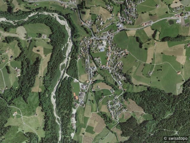 Luftbild: das Gebiet