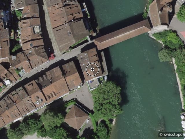 Vue aérienne de l’emplacement – Untere Halde 1, 5400 Baden