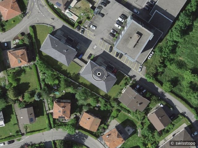 Luftbild Chemin de Bethléem 4, Fribourg