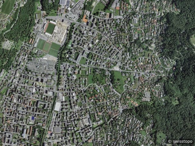 Luftbild Lugano