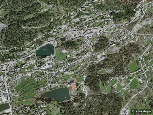 Luftbild Route de Chermoran