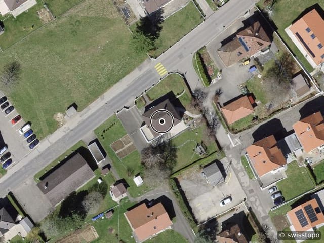 Luftbild der Lage – Rue de l'Industrie 7, 2316 Les Ponts-de-Martel