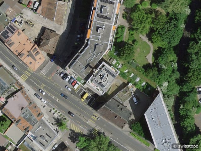 Luftbild Rue de Chêne-Bougeries 31, Chêne-Bougeries