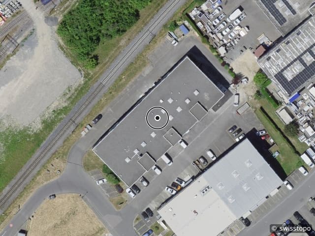 Luftbild Zone Industrielle Le Trési 3, Préverenges
