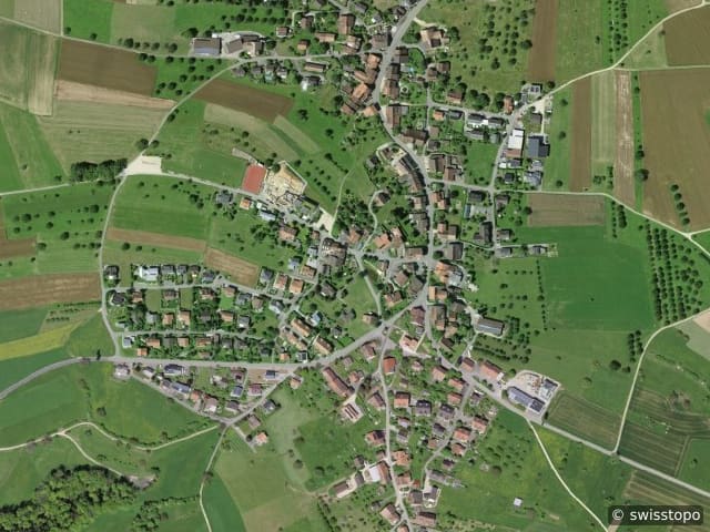 Luftbild Doppelhaushaelfte