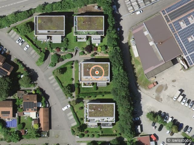 Luftbild Grubenstrasse 5, Zwingen