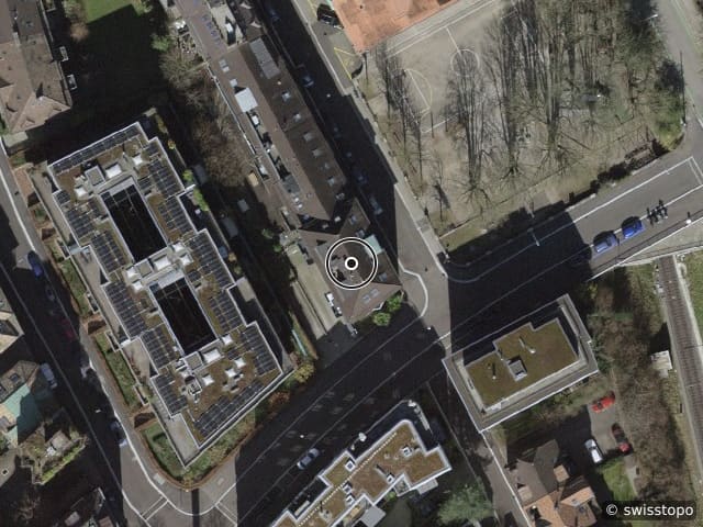 Luftbild Geranienstrasse 14, Zurich
