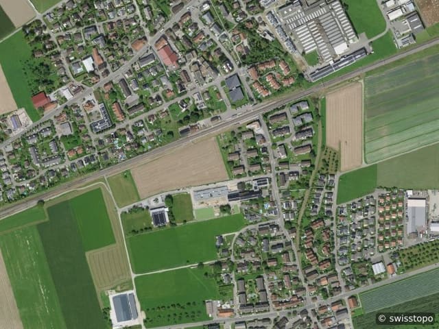 Luftbild Felben-Wellhausen