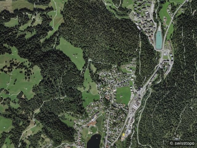 Luftbild Laax