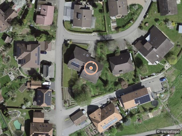 Luftbild Meisenweg 10, Grünenmatt