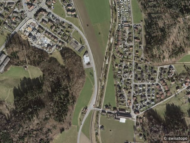 Aerial view of the location – 8493 Saland