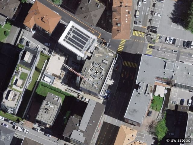 Luftbild Via Zurigo 9, Lugano