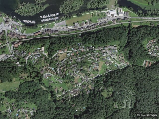 Luftbild Magadino/Gambarogno