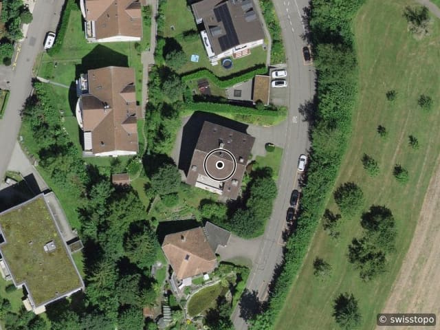 Luftbild Friedlisbergstrasse 20, Rudolfstetten