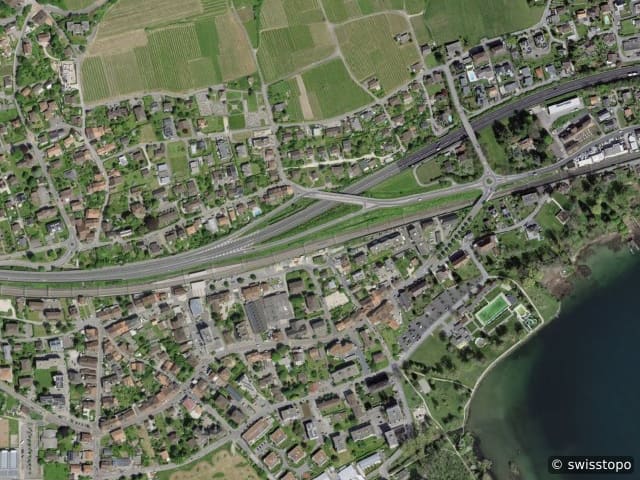 Luftbild Le Landeron