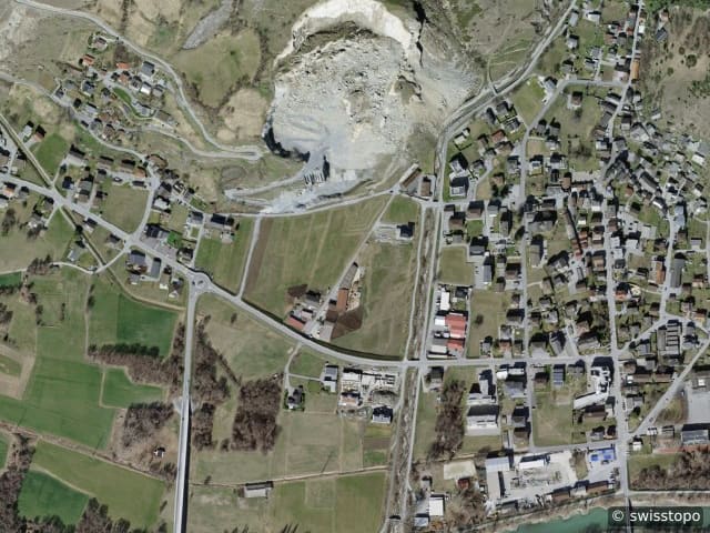 Luftbild: das Gebiet