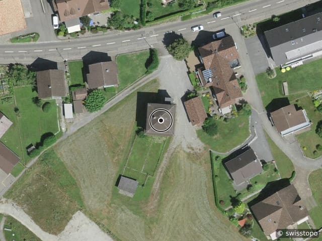 Luftbild der Lage – Mitteldorf 8, 6030 Ebikon