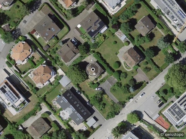 Luftbild der Lage – Chemin Monastier 7, 1260 Nyon